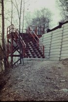 New staircase adjacent to new beach road